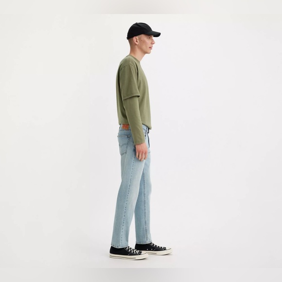 Levi’s Light Blue 541 Athletic Taper Slim Stretch Denim Jeans Men’s Size 30x32 - Picture 2 of 8